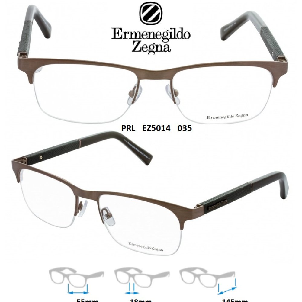 New Ermenegildo Zegna EZ5014 035 Eyeglasses